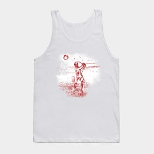 Cricket Batsman Art j15 Tank Top